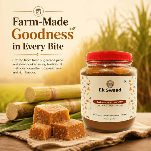 Natural and chemical free jaggery
