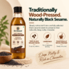 Wood pressed pure Black sesame Oil
