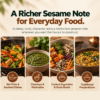 How to use black sesame oil