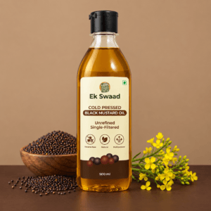 wood pressed black mustard oil