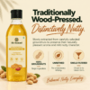 wood pressed groundnut oil
