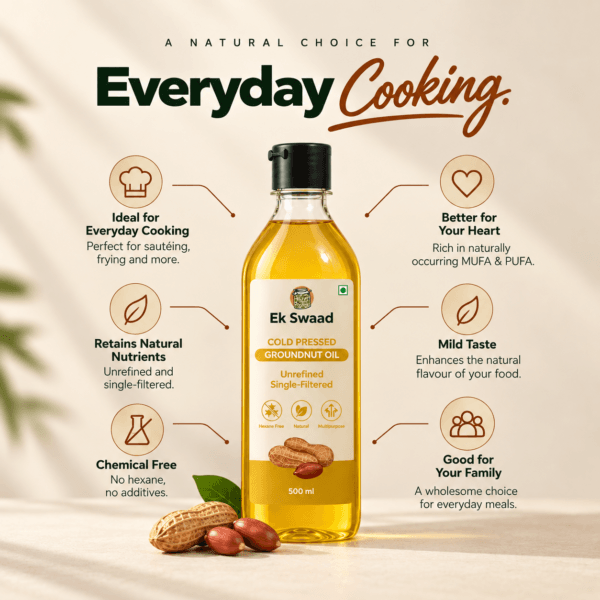Benefits of groundnut oil