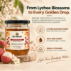 Natural, pure lychee honey