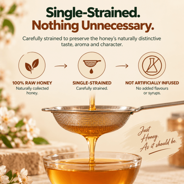 Raw litchi honey