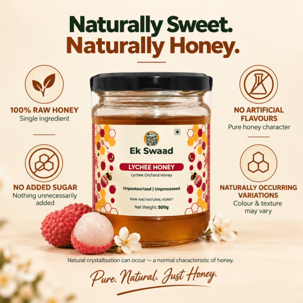 Raw, pure natural honey