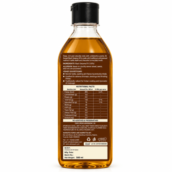 best Black sesame oil
