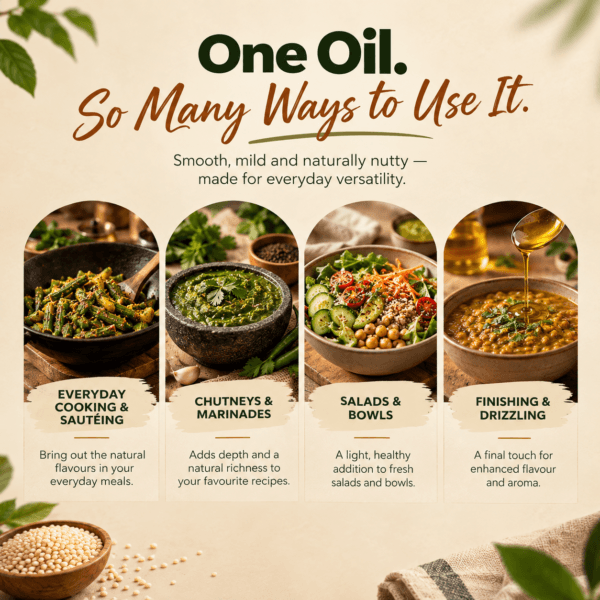 how to use natural sesame oil